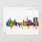 Praag (Praag) Tsjechië Skyline Briefkaart (Voorkant / Achterkant)