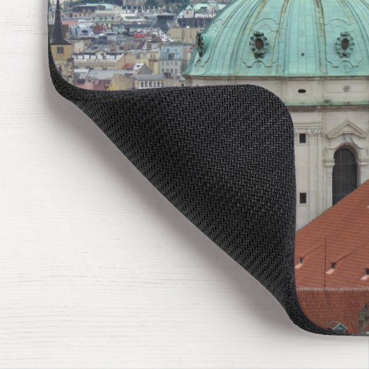 Praag/Praha aangepaste mousepad Muismat (Hoek)