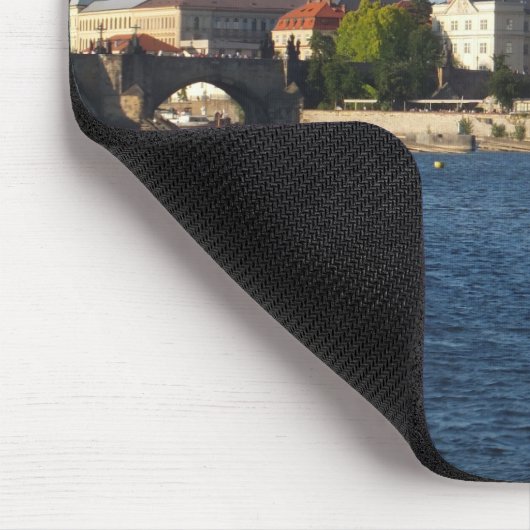 Praag/Praha aangepaste mousepad Muismat (Hoek)