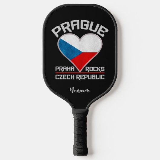 Praag / Praha aangepaste naam Pickleball Paddle (Voorkant)