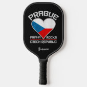 Praag / Praha aangepaste naam Pickleball Paddle (Achterkant)
