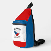 Praag / Praha aangepaste naam Sling Bag (Rechterhoek)