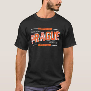 Praag Praha hoofdstad van de Tsjechische Republiek T-shirt