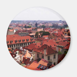Praag rode daken magneet