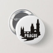 Praag Ronde Button 5,7 Cm (Voorkant /achterkant)