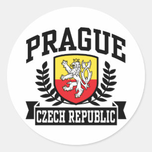Praag Ronde Sticker