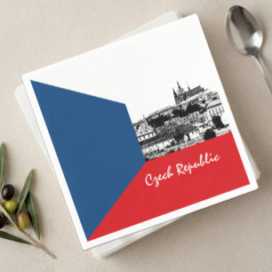 Praag Servetten, Tsjechische vlag, historisch Tsje Servet