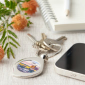 Praag Sleutelhanger (Zijkant)