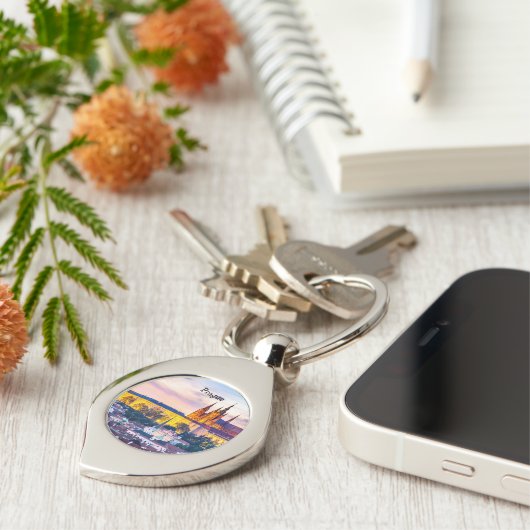 Praag Sleutelhanger (Zijkant)