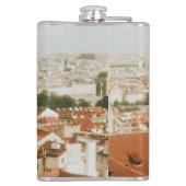 Praag stadsgezicht Souvenir Heupfles (Achterkant)