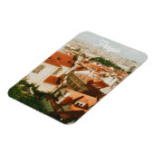 Praag stadsgezicht souvenir magneet (Linkerzijde)