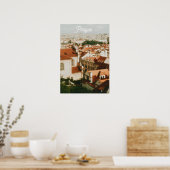Praag stadsgezicht souvenir poster (Keuken)