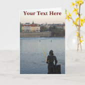  Praag standbeeld Kaart (Gele Bloem)