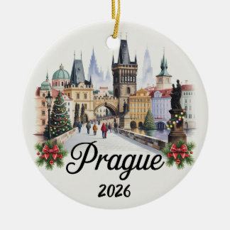 Praag Tsjechië 2026 Kerst Ornament Cadeau