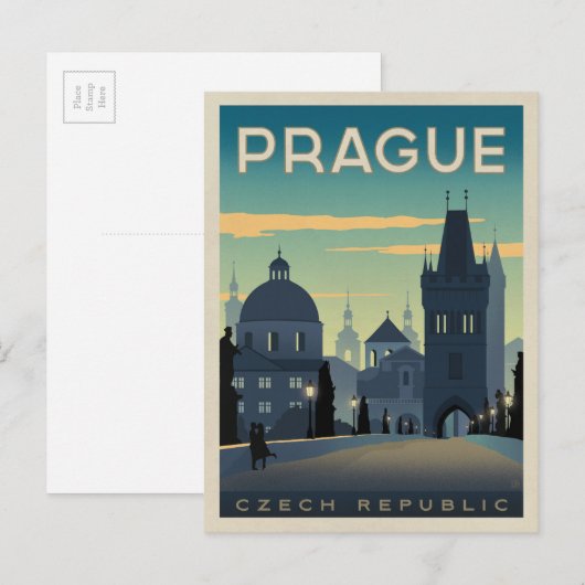 Praag, Tsjechië Briefkaart (Voorkant / Achterkant)