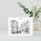 Praag Tsjechië Briefkaart (Staand voorkant)