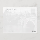 Praag, Tsjechië Briefkaart (Achterkant)