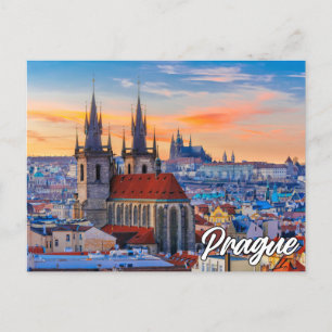 Praag, Tsjechië Briefkaart