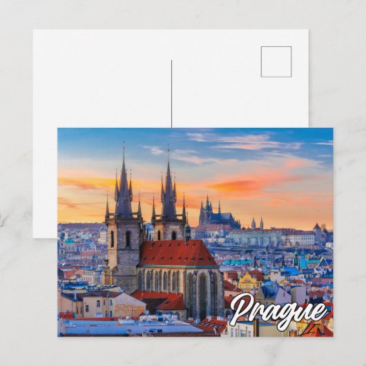 Praag, Tsjechië Briefkaart (Voorkant / Achterkant)