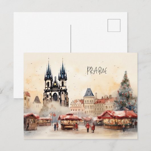 Praag, Tsjechië Briefkaart (Voorkant / Achterkant)