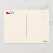 Praag - Tsjechië Briefkaart (Achterkant)