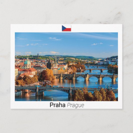 Praag - Tsjechië Briefkaart (Voorkant)