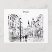 Praag Tsjechië Briefkaart (Voorkant)