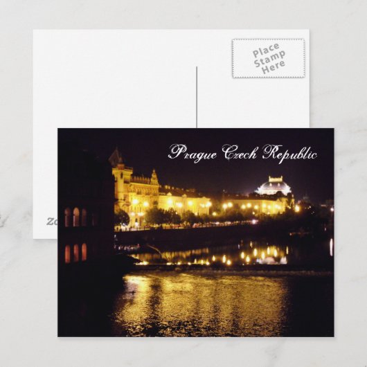 Praag Tsjechië Briefkaart (Voorkant / Achterkant)
