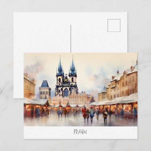 Praag, Tsjechië Briefkaart (Voorkant / Achterkant)