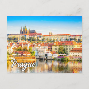 Praag, Tsjechië Briefkaart