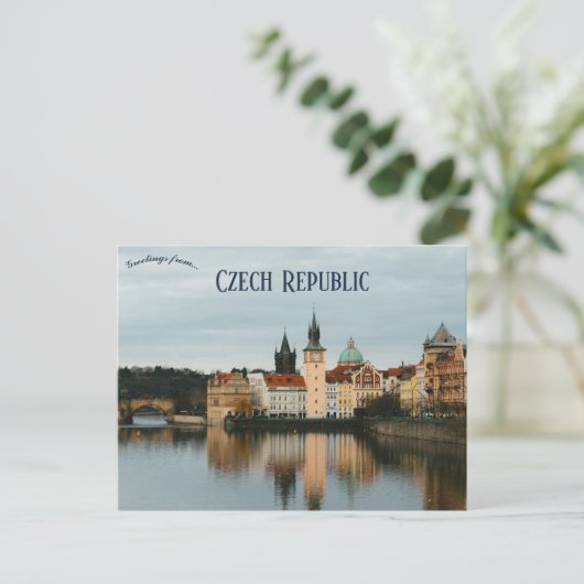 Praag Tsjechië Briefkaart (Staand voorkant)