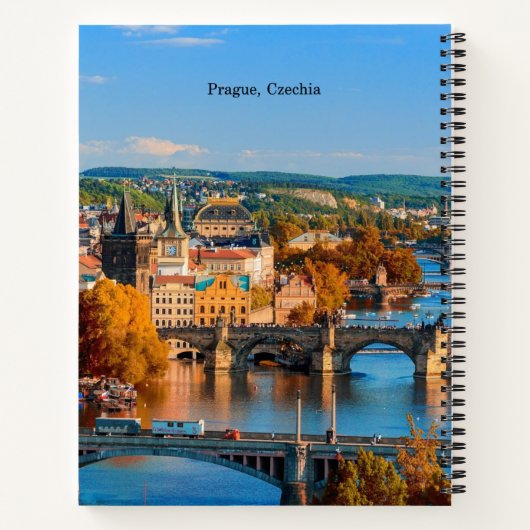 Praag Tsjechië Bruggen Notitieboek (Achterkant)