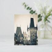 Praag, Tsjechië - Charles Bridge Tower Gate Briefkaart (Staand voorkant)