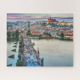Praag Tsjechië Charles Bridge Travel Photo Legpuzzel