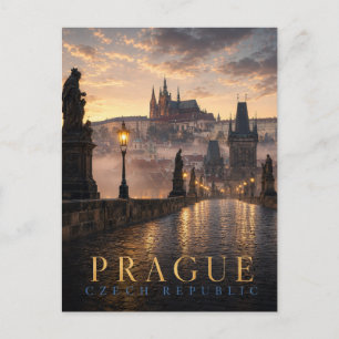 Praag Tsjechië Charles Brug REALMS Briefkaart