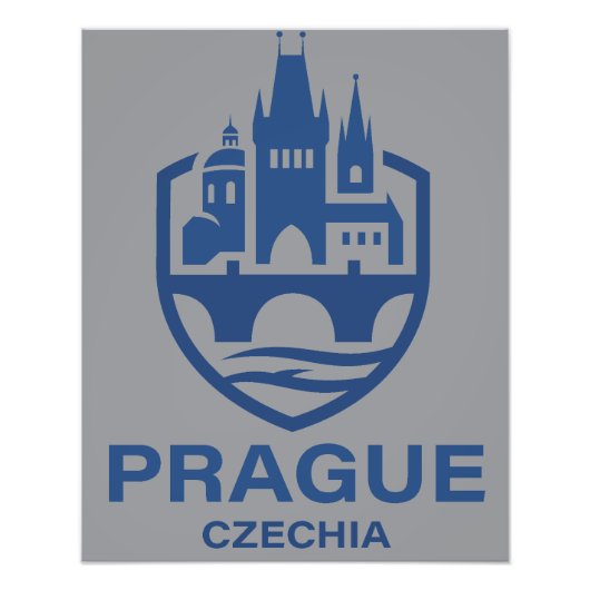 Praag Tsjechië Europa Foto Afdruk (Voorkant)