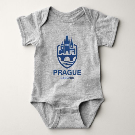 Praag Tsjechië Europa Romper (Voorkant)