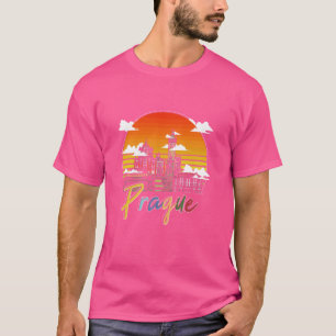 Praag Tsjechië Europa Tsjechoslowakije Toerisme T-shirt