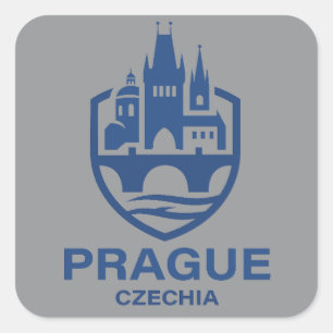 Praag Tsjechië Europa Vierkante Sticker