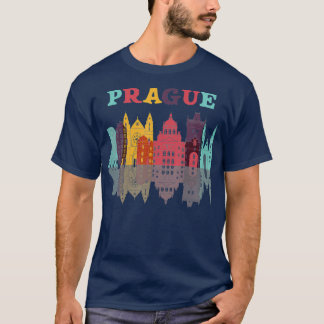 Praag Tsjechië Familie Vacatie Europian T-shirt