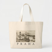 Praag, Tsjechië Grote Tote Bag (Voorkant)