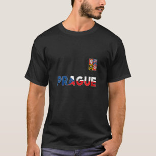 Praag Tsjechië : hartvlag lionenjassen T-shirt