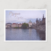 Praag, Tsjechië, Karelsbrug, Dusk Briefkaart (Voorkant)