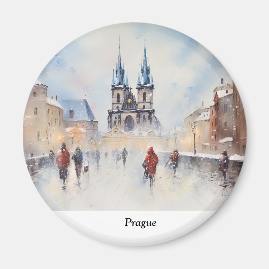 Praag Tsjechië Magneet (Voorkant)