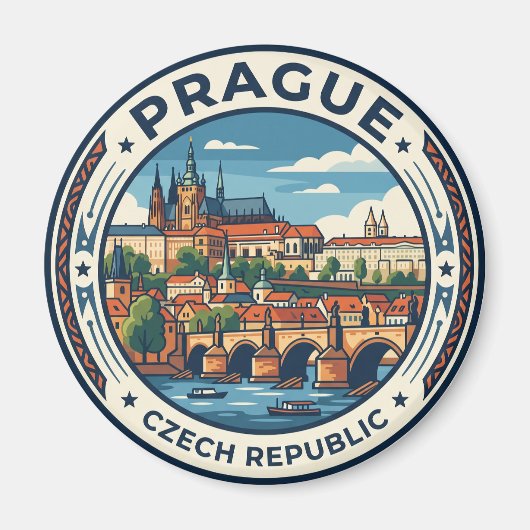 Praag Tsjechië Magneet (Voorkant)