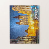 Praag, Tsjechië, na het donker Legpuzzel (Verticaal)