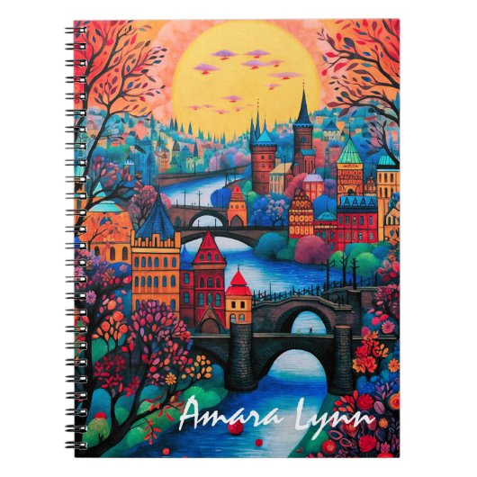 Praag Tsjechië Notitieboek (Voorkant)