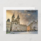 Praag Tsjechië Old Town Travel Photo Briefkaart (Voorkant / Achterkant)