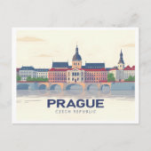Praag Tsjechië Pastelreizen Briefkaart (Voorkant)