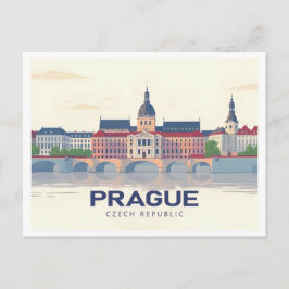 Praag Tsjechië Pastelreizen Briefkaart